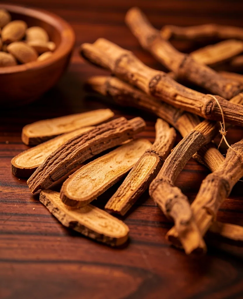 Traditional Indonesian botanical roots